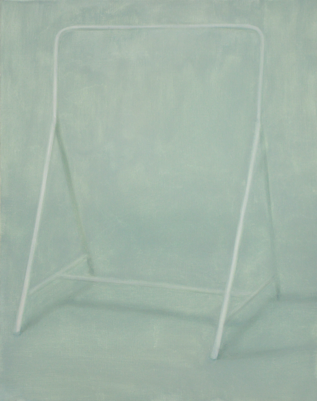 Portant, 2017, 92x73cm, huile sur toile