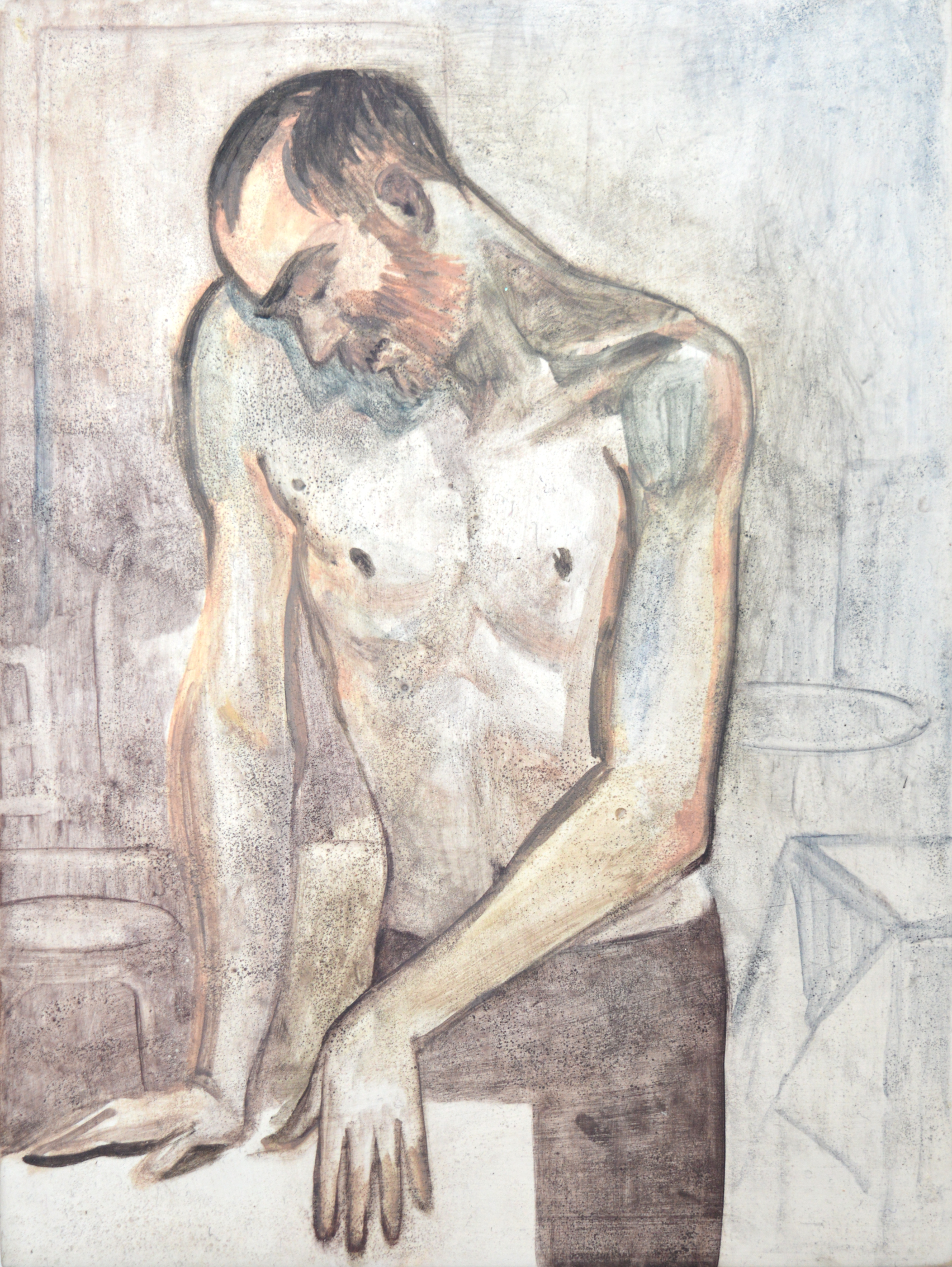 Shahar, 2017, oil on wood